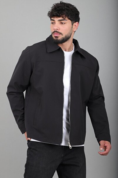 Stilkombin Tyson Fabric Collared Zippered Seasonal Coat Pldp 3034_60396