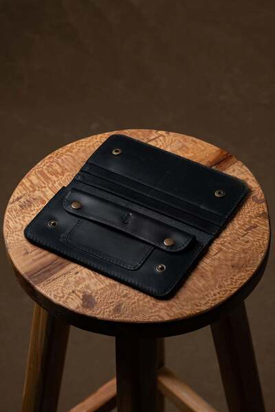 Semender Leather Goods Hakiki Deri Telefon Cepli Unisex Cüzdan El Yapımı Capo