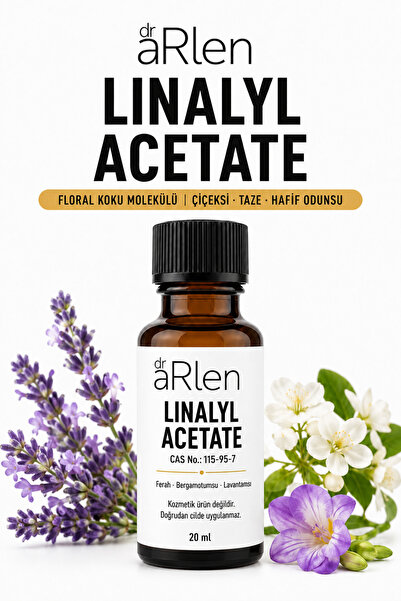 arlen Linalyl Acetate - 20 ml - Linalil Asetat Ferah Lavanta ve Bergamot Kara...
