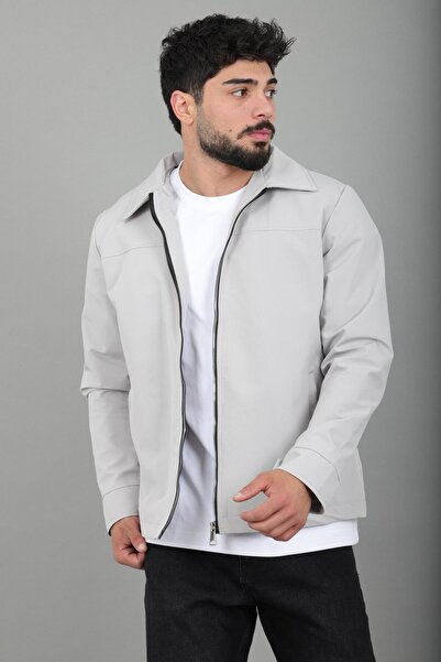 Stilkombin Tyson Fabric Collared Zippered Seasonal Coat Pldp 3034_60396