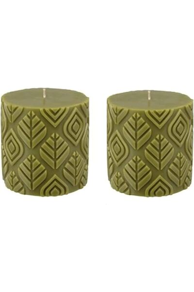 IKEA (IKEA) 2 Large green scented candle