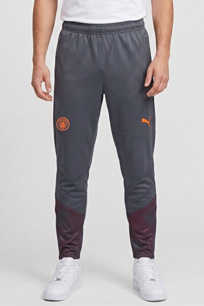 Puma x Manchester City Men Slim Fit Football Track Pants, Dark Grey