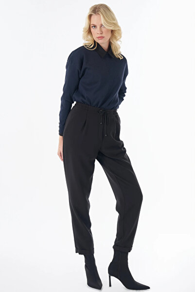 Kayra Double Leg Pants Black
