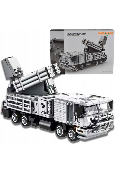 Skleplolki Set de construcție camion de apărare aeriană, 582 de piese
