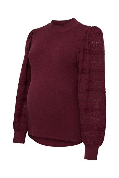Vero Moda Maternity Strickpullover Normal geschnitten Hoch geschlossen Ballon...