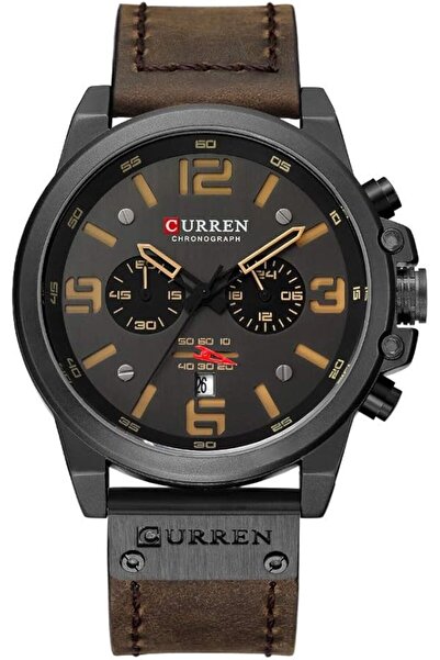 Curren 8314 Men's Sport Leather Quartz Watch