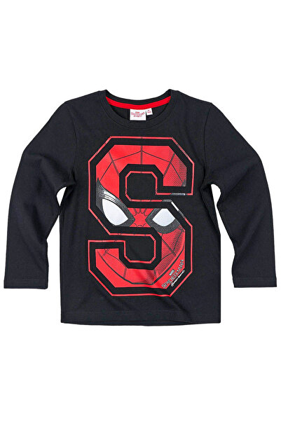 Marvel Spider-Man Classics Σπάιντερ-Μαν Μαύρο Φούτερ, 100% βαμβάκι