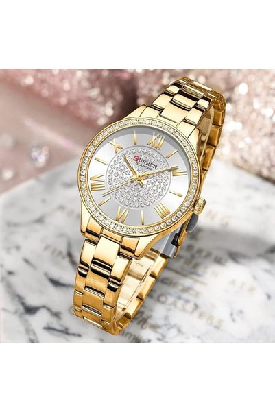 Curren 9084 Women's Luxury Gold Stainless Steel Watch