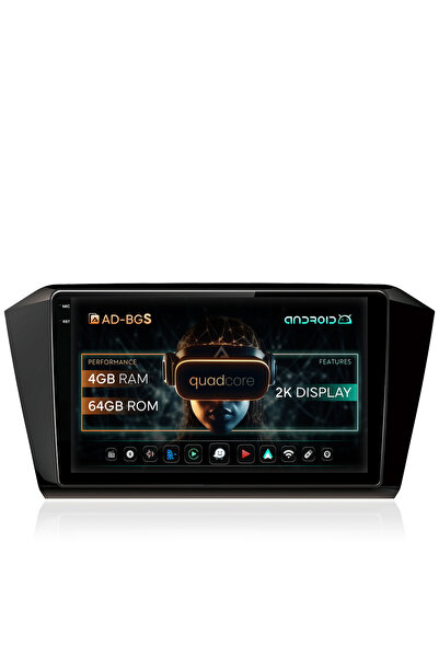 AutoDrop Navigatie Android Volkswagen Passat B8, 10.36 inch, 4GB RAM, 64GB ROM