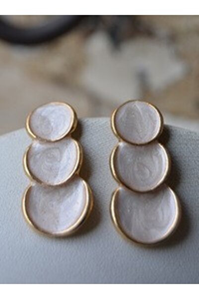 Stoneage Mineli Earrings - Beige -