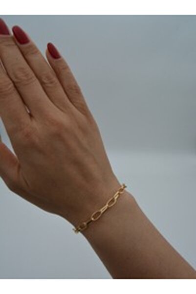 Stoneage Rod Chain Bracelet - Gold Color -