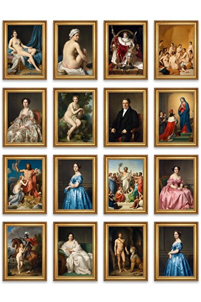 Store Jean-Auguste-Dominique Ingres Paintings 16-Piece Sticker Set Laptop Not...