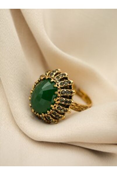Stoneage Authentic Cage Ring - Green -