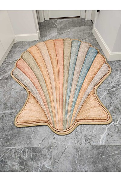 YTR HOME Dijital Baskı Yıkanabilir Kaymaz Taban Dekoratif Salon Mutfak Halısı...