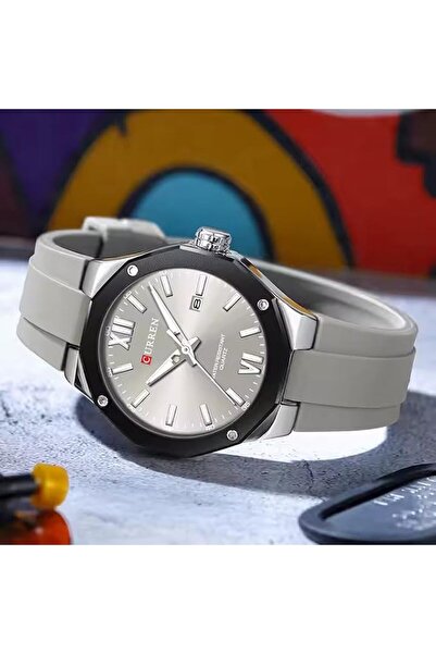 Curren 8465 Men's Casual Quartz Watch Silicone Strap