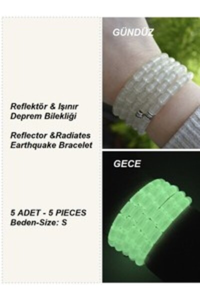 Stoneage Reflective Bracelet Five Pack S - Multicolor -