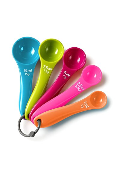 OEM Set de linguri de măsurare - 5 linguri de măsurare colorate cu capacități...
