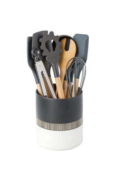 Generic Brand Kitchen shelf, knife, fork and chopstick holder, round containe...