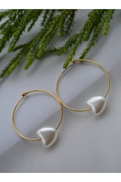 Stoneage Earrings - Gold Color -