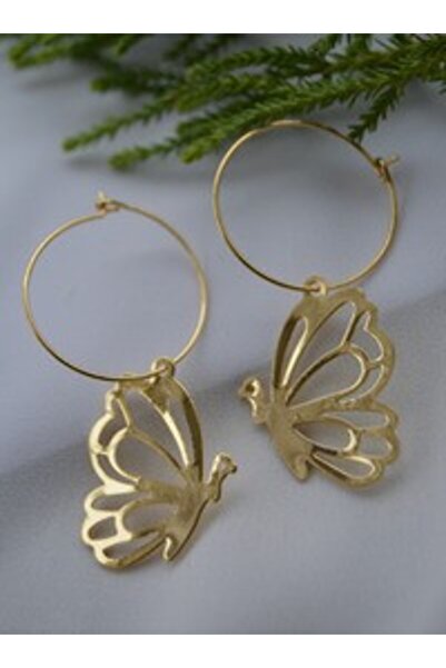 Stoneage Earrings - Gold Color -