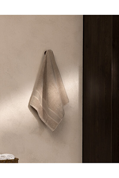 Madame Coco Πετσέτα προσώπου Celine 100% βαμβακερή - Μπεζ - 50x76 εκ.