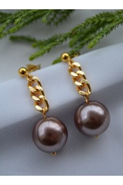 Stoneage Earrings - Gold Color -