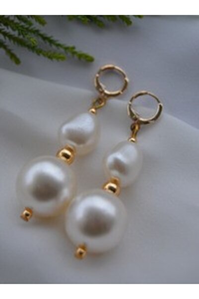 Stoneage Earrings - Gold Color -