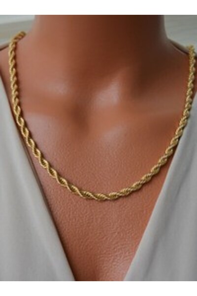 Stoneage Necklace - Gold Color -
