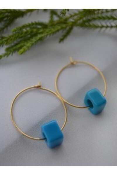 Stoneage Earrings - Gold Color -