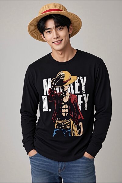 Köstebek One Piece Monkey D. Luffy Unisex Sweatshirt