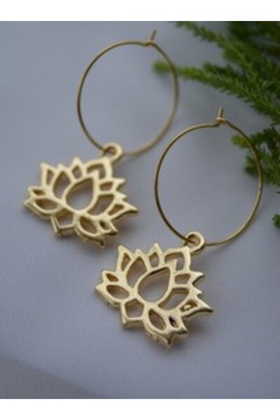 Stoneage Earrings - Gold Color -