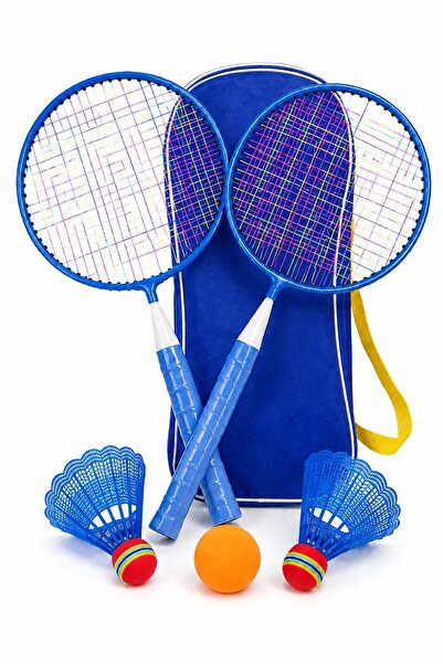 Leyaton Çocuk Badminton Seti 2 Raket 2 Badminton Topu 1 Top Taşıma Çantalı