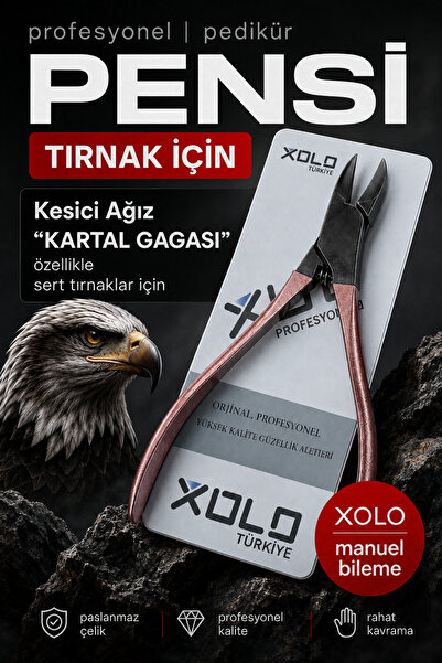 xolo Batık Tırnak Ayak El Manikür Pedikür Pensi Büyük Boy Sert Tırnaklar için...