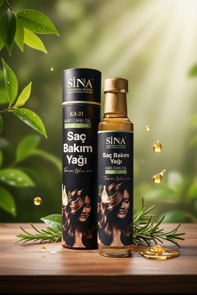 SİNA LOKMAN HEKİM Hair Care Oil, Natural Hair Oil, Argan Oil, Rosemary Oil, Jojoba Oil, Coconut Oil, Almond Oil, Avocado Oil, Grape Seed Oil, Dry Hair Care, Damaged Hair Care, Hair Ends