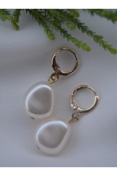Stoneage Earrings - Gold Color -