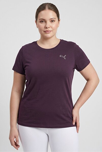 Puma Women Sportwear Fit Short Sleeve Training T-Shirt, Purple