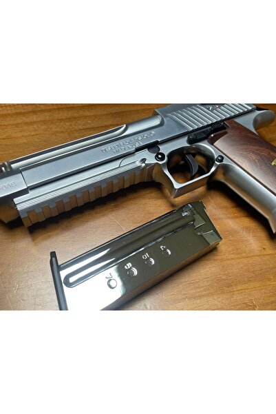 AGB Ultimate Desert Eagle V3 Gel Blaster | Full Metal Blowback & Recoil | Electric Rechargeable (230 FPS) | Limited Silver Edition