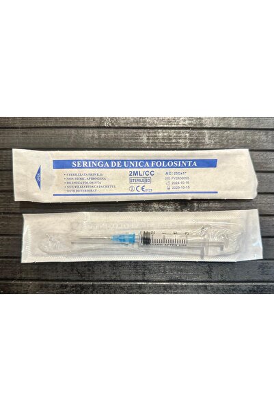medicast Σύριγγες 2ml, με αποσπώμενη βελόνα τύπου 23G, Luer-Slip, 100 τεμάχια