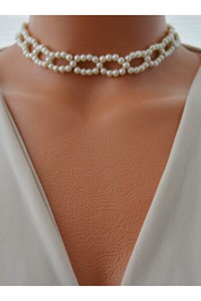 Stoneage Necklace - White -