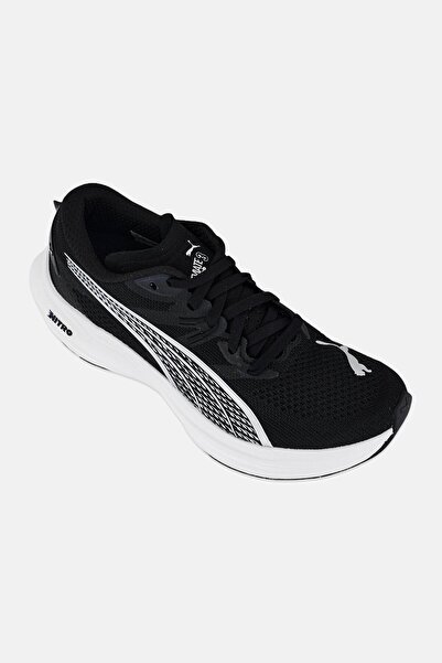 Puma Men Deviate Nitro 3 Lace Up Running Shoes, Black