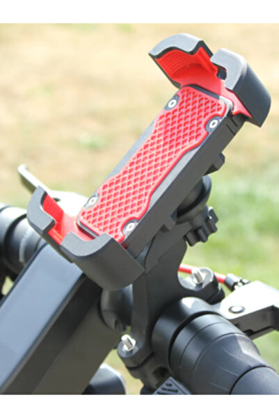 e-Scooter / Bisiklet Telefon Tutucu SİYAH&TURUNCU %100 Kalite