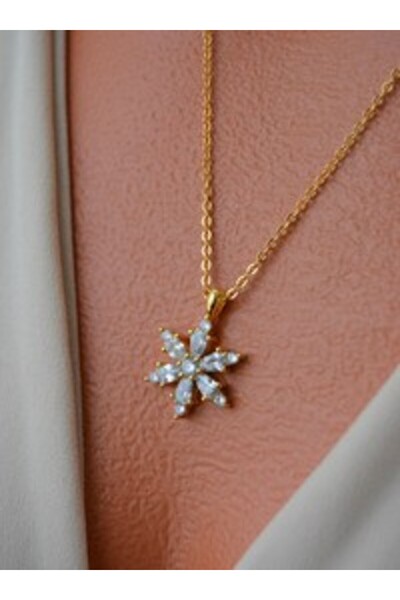 Stoneage Necklace - Gold Color -