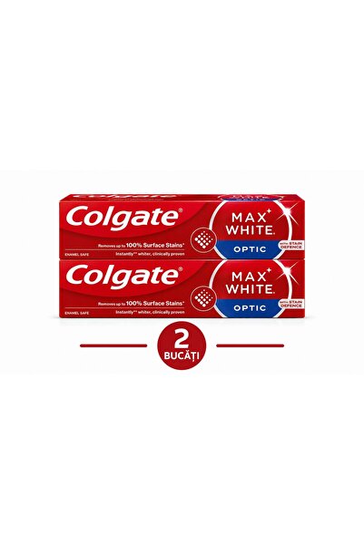 Colgate 2x Pasta Max White Optic 75 ml