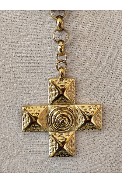 Peach Jewelry Επιχρυσωμένος Σταυρός 18Κ