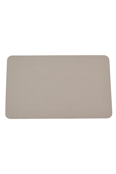 OEM Πολυεστερικό Χαλάκι Μπάνιου με Αντιολισθητική Βάση Μπεζ 50x80εκ. ANKOR