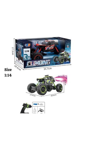 PCD Toys PCD PCD 1:14 Scale Rechargeable Remote Control Climbing Car, 3688-P124A