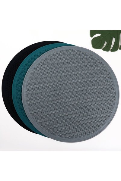 Generic Brand Set 3 covorașe silicon,termorezistente,suporturi rotunde pentru...
