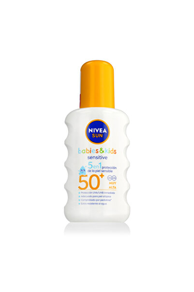 NIVEA Sun Babies & Kids Protecție Sensibilă 5-în-1 SPF 50+ 200 ml