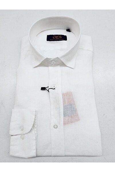 Des Long Sleeve Regular Fit Button-Down Collar Sporty Cotton Breathable 100% ...
