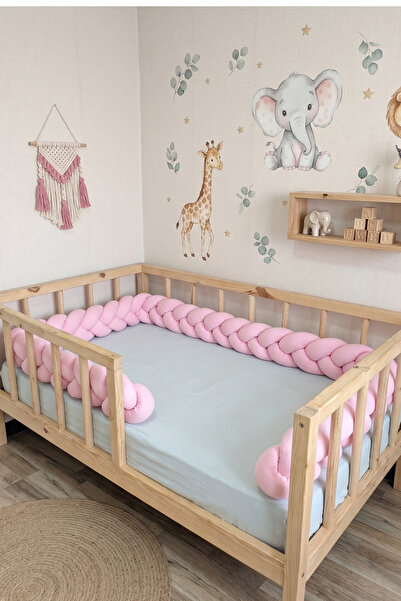 Kista Baby واقي شبكي ثلاثي القطع 90x190 370 سم، واقي شبكي جانبي، واقي سرير، و...